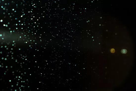 Charged particles suspended in the dark